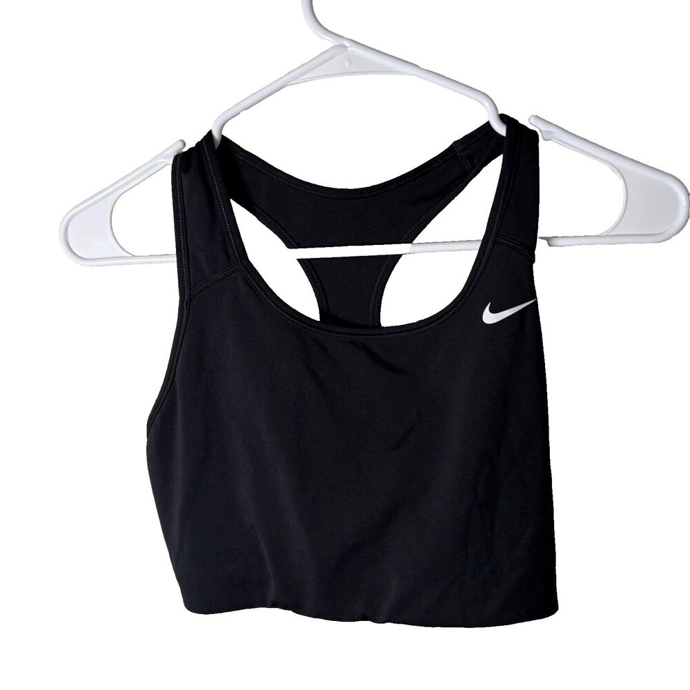 Nike Sports Bra Women's Large Racerback Athletic Active Round Neck Unpadded
